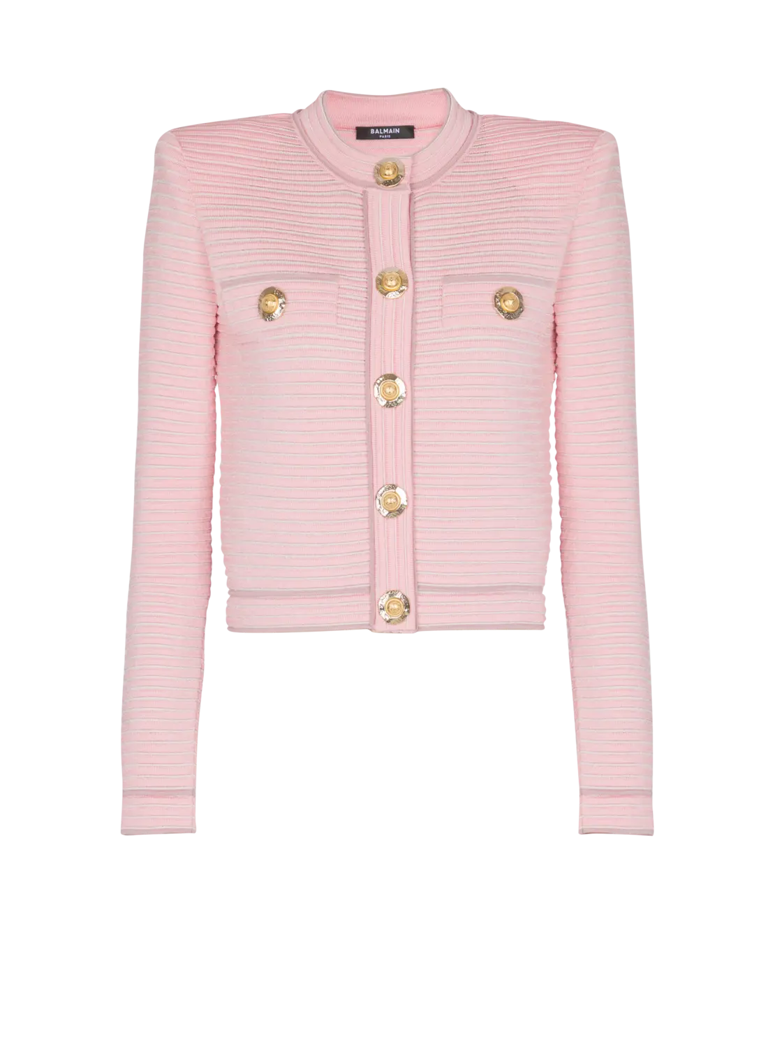 Кардиган из фактурного трикотажа с длинными рукавами Balmain, синий/розовый
Кардиган из фактурного трикотажа с длинными рукавами Balmain, синий/розовый