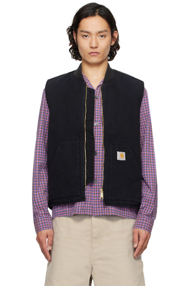 Черный классический жилет Carhartt Work In Progress
Черный классический жилет Carhartt Work In Progress