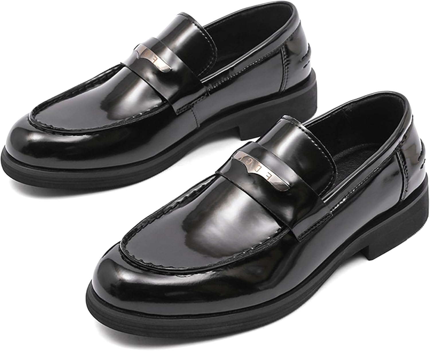 Мужские кожаные лоферы с массивным каблуком, удобные, без застежки, с блок-каблуком, черные деловые туфли, круглый носок, противоскользящие, для свадьбы, работы и офиса Bangteuo
Мужские кожаные лоферы с массивным каблуком, удобные, без застежки, с блок-каблуком, черные деловые туфли, круглый носок, противоскользящие, для свадьбы, работы и офиса Bangteuo