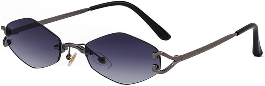 Небольшие металлические солнцезащитные очки в геометрической оправе без оправы для мужчин и женщин, винтажные солнцезащитные очки в форме ромба для мужчин, нестандартной формы VFDHN, 3
Небольшие металлические солнцезащитные очки в геометрической оправе без оправы для мужчин и женщин, винтажные солнцезащитные очки в форме ромба для мужчин, нестандартной формы VFDHN, 3