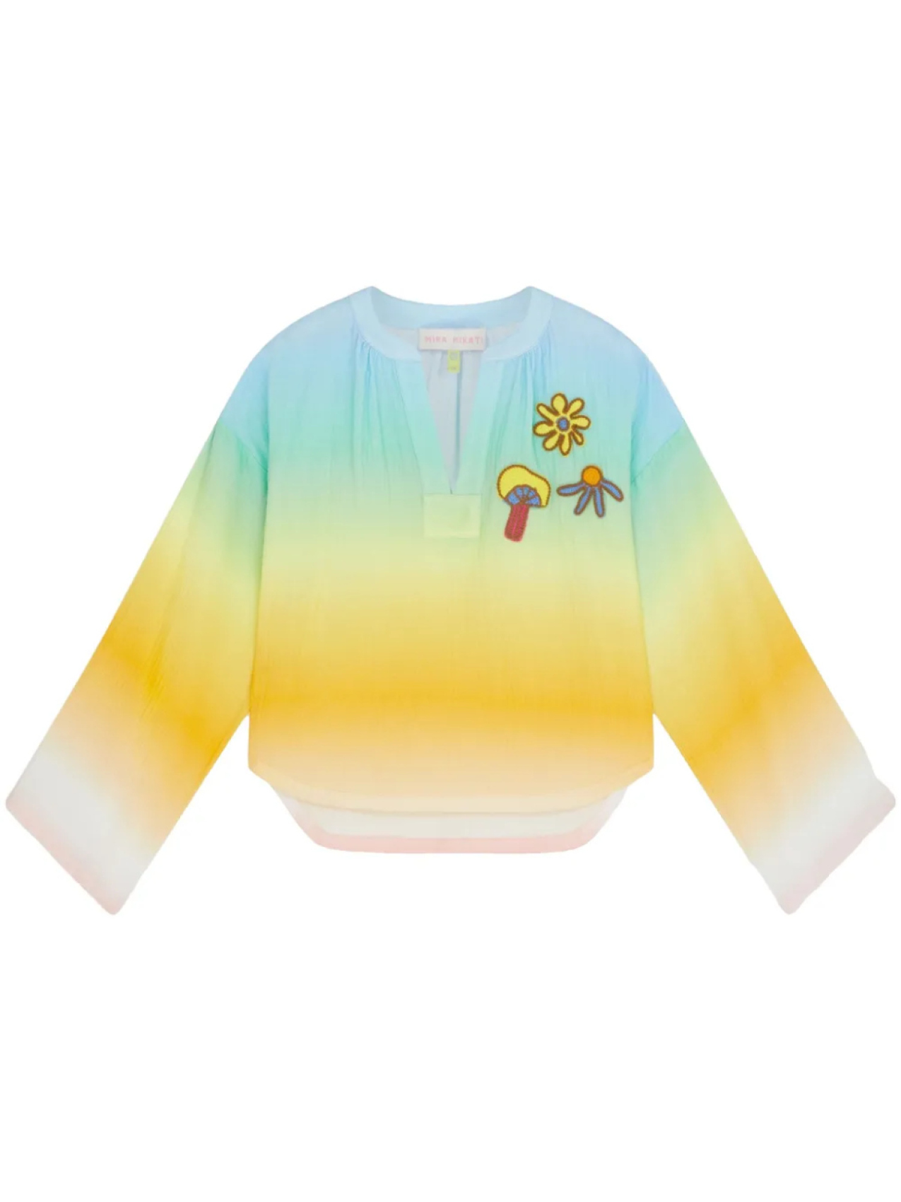 Блузка Mira Mikati с аппликацией-логотипом, синий
Блузка Mira Mikati с аппликацией-логотипом, синий