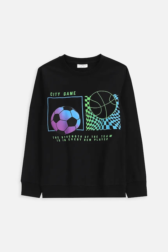 Детская хлопковая кофта с длинным рукавом Coccodrillo, черный
Детская хлопковая кофта с длинным рукавом Coccodrillo, черный