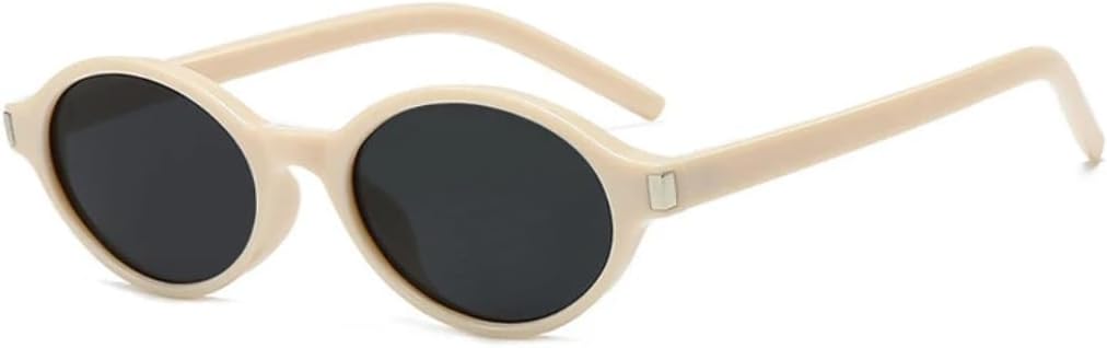 Солнцезащитные очки с защитой UV400 | Маленькая овальная оправа с заклепками | Для женщин и мужчин, для занятий спортом на открытом воздухе и вождения DSVIGF, Beige Gray
Солнцезащитные очки с защитой UV400 | Маленькая овальная оправа с заклепками | Для женщин и мужчин, для занятий спортом на открытом воздухе и вождения DSVIGF, Beige Gray