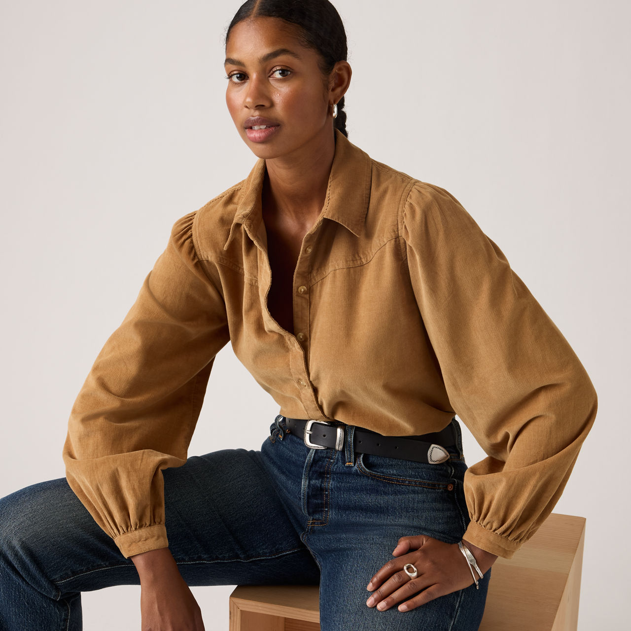 Рубашка вельвета Journey в стиле вестерн Levi's, Tobacco Brown - White
Рубашка вельвета Journey в стиле вестерн Levi's, Tobacco Brown - White