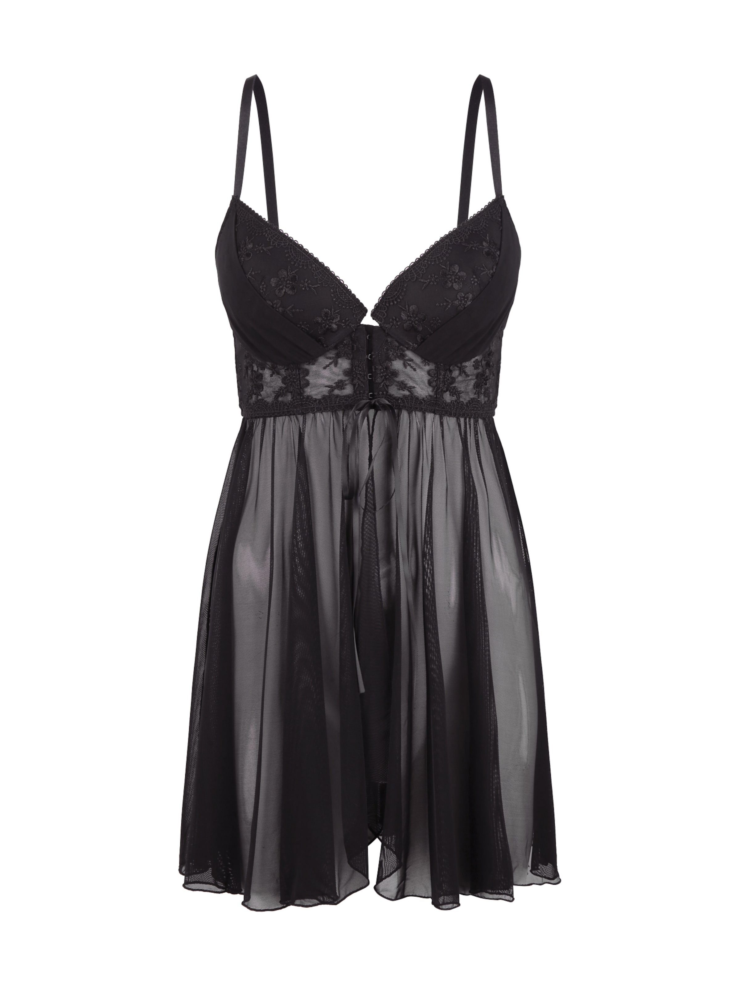 LASCANA Пеньюар 'Temptation' в черном цвете
LASCANA Пеньюар 'Temptation' в черном цвете