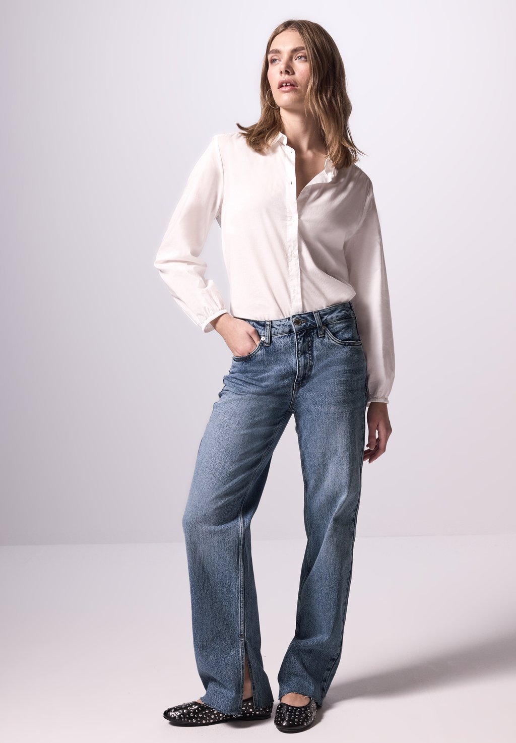 Джинсы прямого кроя Street One Studio, синий
Джинсы прямого кроя Street One Studio, синий