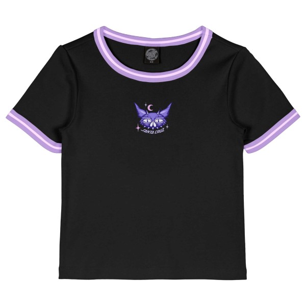 Женская мини-футболка с изображением ночного зверя Santa Cruz, черный
Женская мини-футболка с изображением ночного зверя Santa Cruz, черный