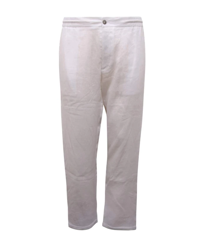 Льняные брюки на шнуровке Alpha Studio, белый
Льняные брюки на шнуровке Alpha Studio, белый