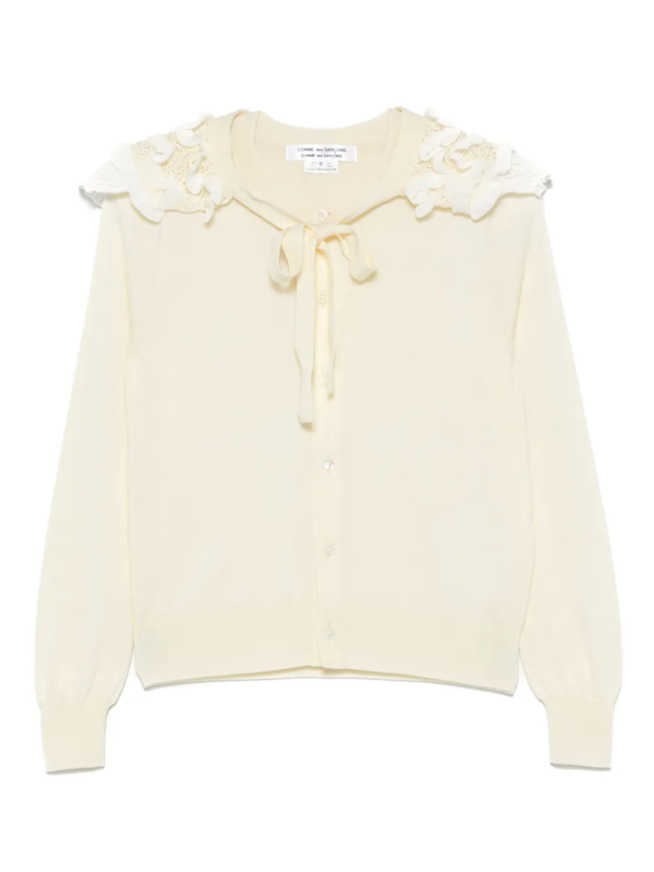 Шерстяной кардиган Comme Des Garçons, нейтральный
Шерстяной кардиган Comme Des Garçons, нейтральный