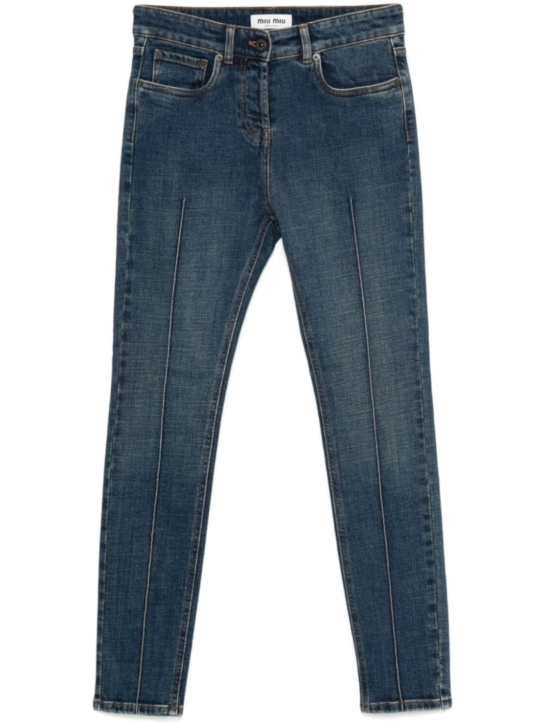 Miu Miu укороченные джинсы, синий
Miu Miu укороченные джинсы, синий