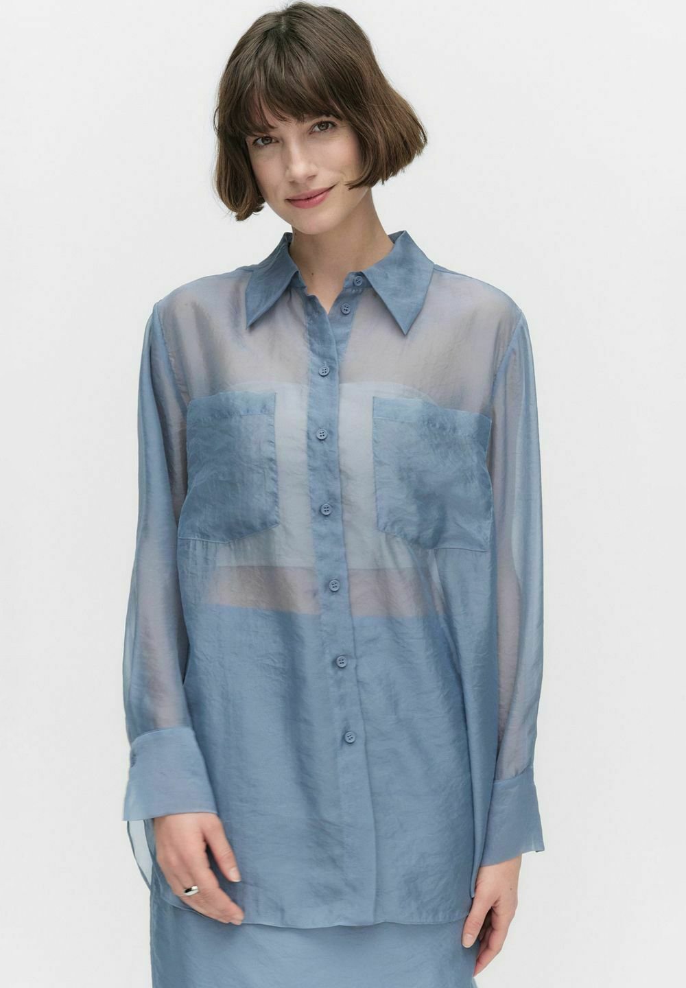 Блузка на пуговицах SAGA LONG STOCKH LM Studio, синий
Блузка на пуговицах SAGA LONG STOCKH LM Studio, синий