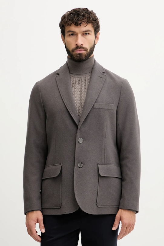 Пиджак с шерстью Armani Exchange, серый
Пиджак с шерстью Armani Exchange, серый