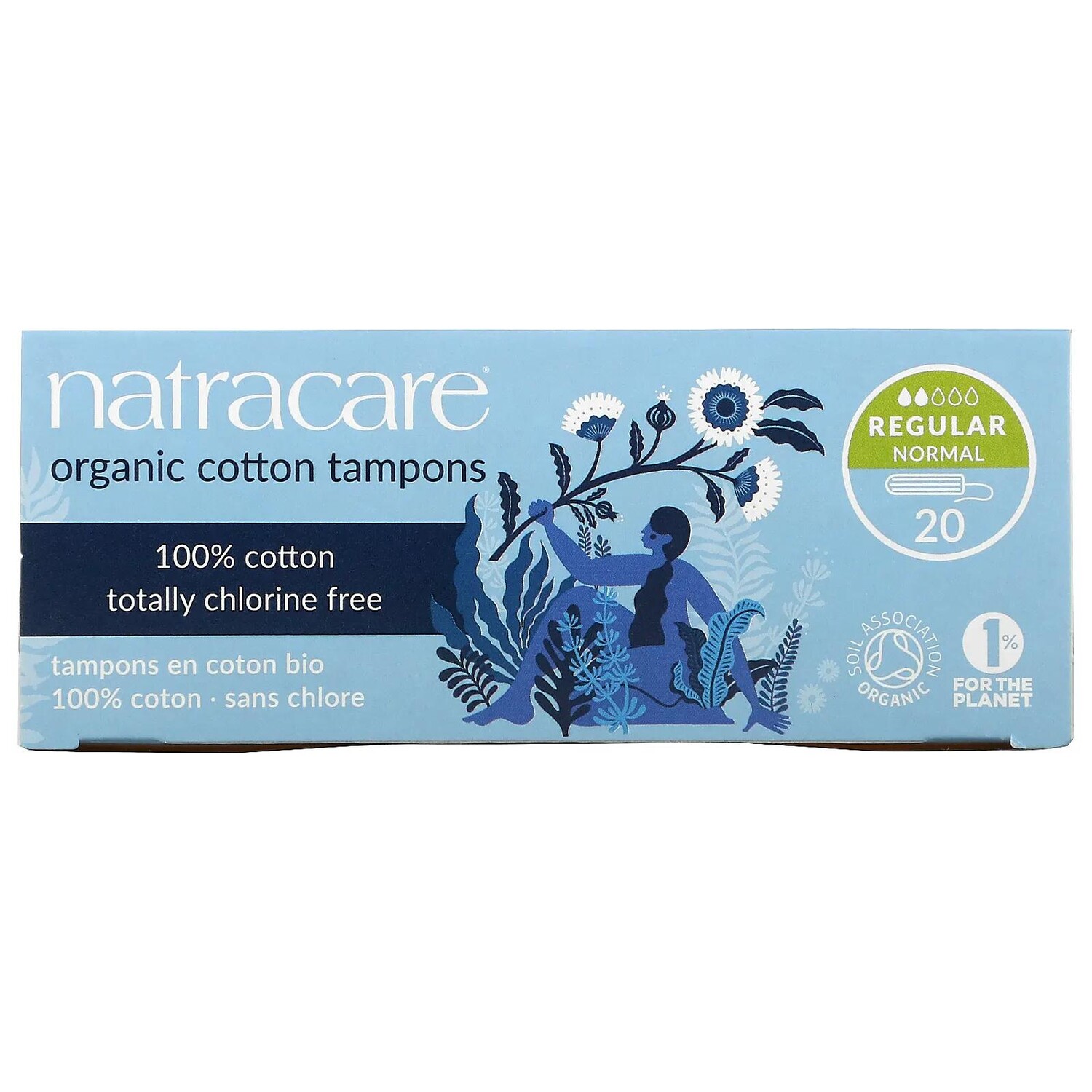 Natracare Тампоны из органического хлопка Обыкновенные 20 тампонов
Natracare Тампоны из органического хлопка Обыкновенные 20 тампонов