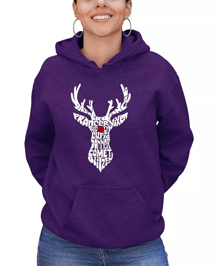 Женская толстовка с капюшоном и принтом «Олени Санты» LA Pop Art, фиолетовый
Женская толстовка с капюшоном и принтом «Олени Санты» LA Pop Art, фиолетовый