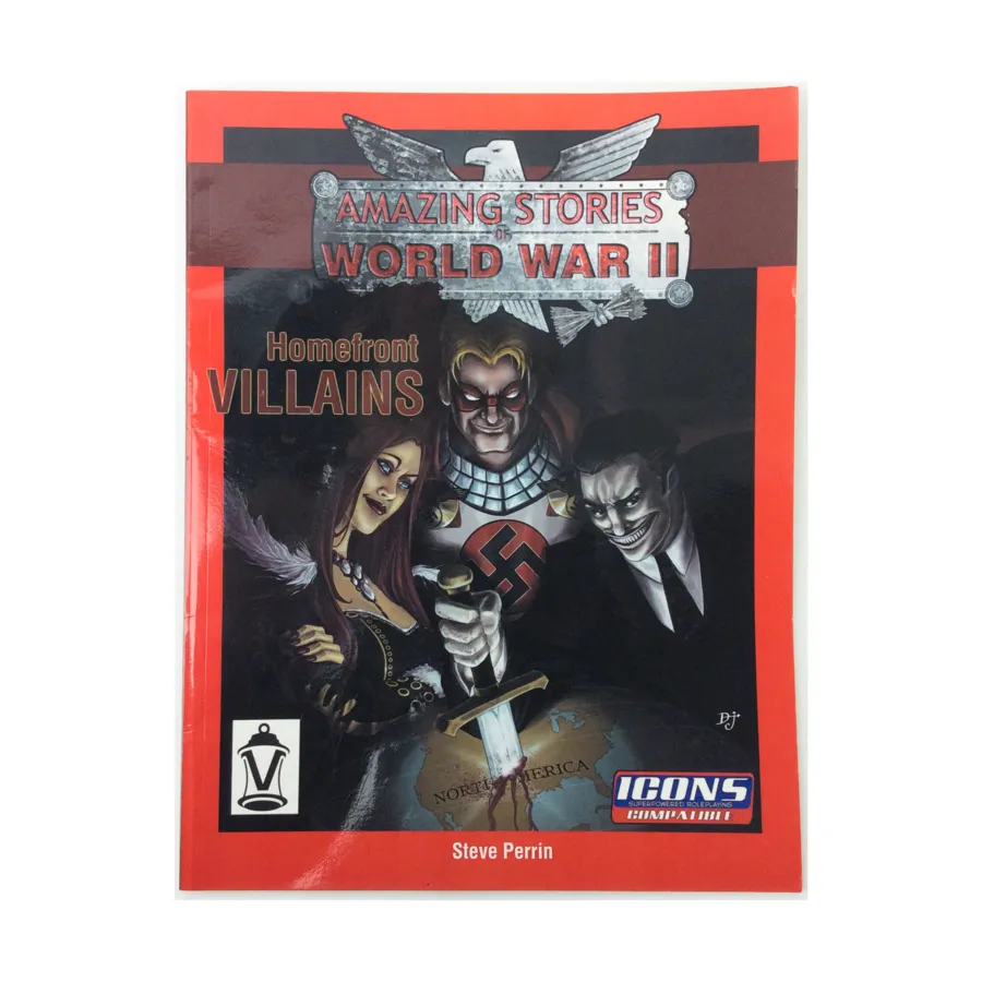 Homefront Villains - Amazing Stories World War II, Superhero RPG's (Vigilance Press), мягкая обложка
Homefront Villains - Amazing Stories World War II, Superhero RPG's (Vigilance Press), мягкая обложка