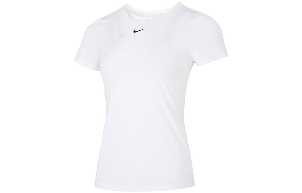 Женская спортивная футболка Dri-FIT One с круглым вырезом и облегающим вырезом, белая Nike
Женская спортивная футболка Dri-FIT One с круглым вырезом и облегающим вырезом, белая Nike