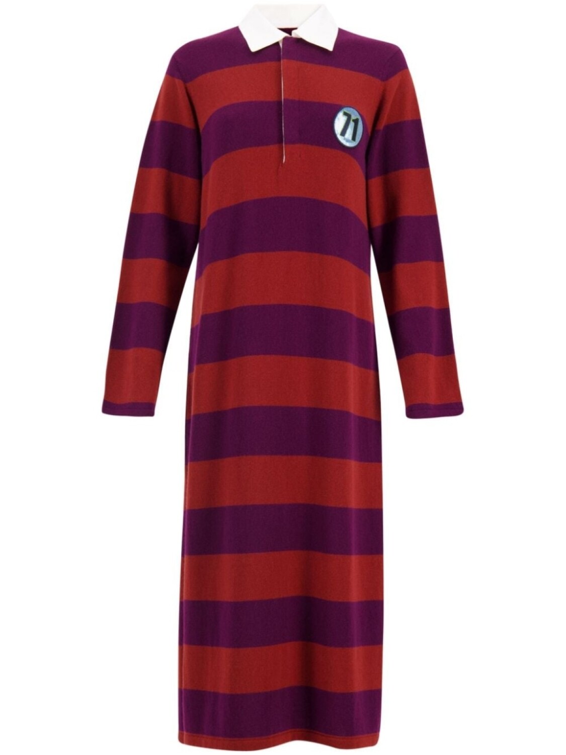 PAULA платье с воротником поло и нашивкой, фиолетовый
PAULA платье с воротником поло и нашивкой, фиолетовый