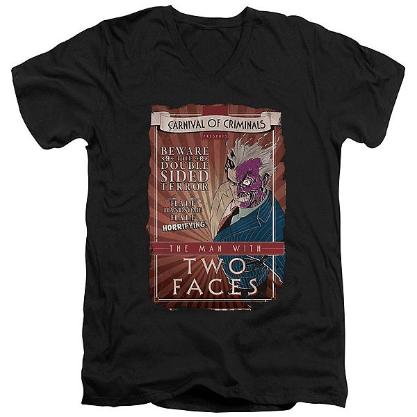 Футболка с V-образным вырезом Batman Two Faces для взрослых Licensed Character
Футболка с V-образным вырезом Batman Two Faces для взрослых Licensed Character