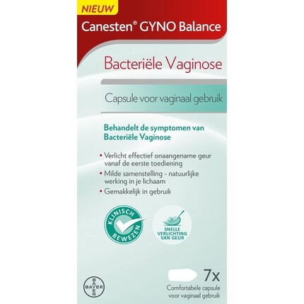 Капсулы Gyno Balance - при бактериальном вагинозе - 7 капсул для вагинального применения Canesten
Капсулы Gyno Balance - при бактериальном вагинозе - 7 капсул для вагинального применения Canesten