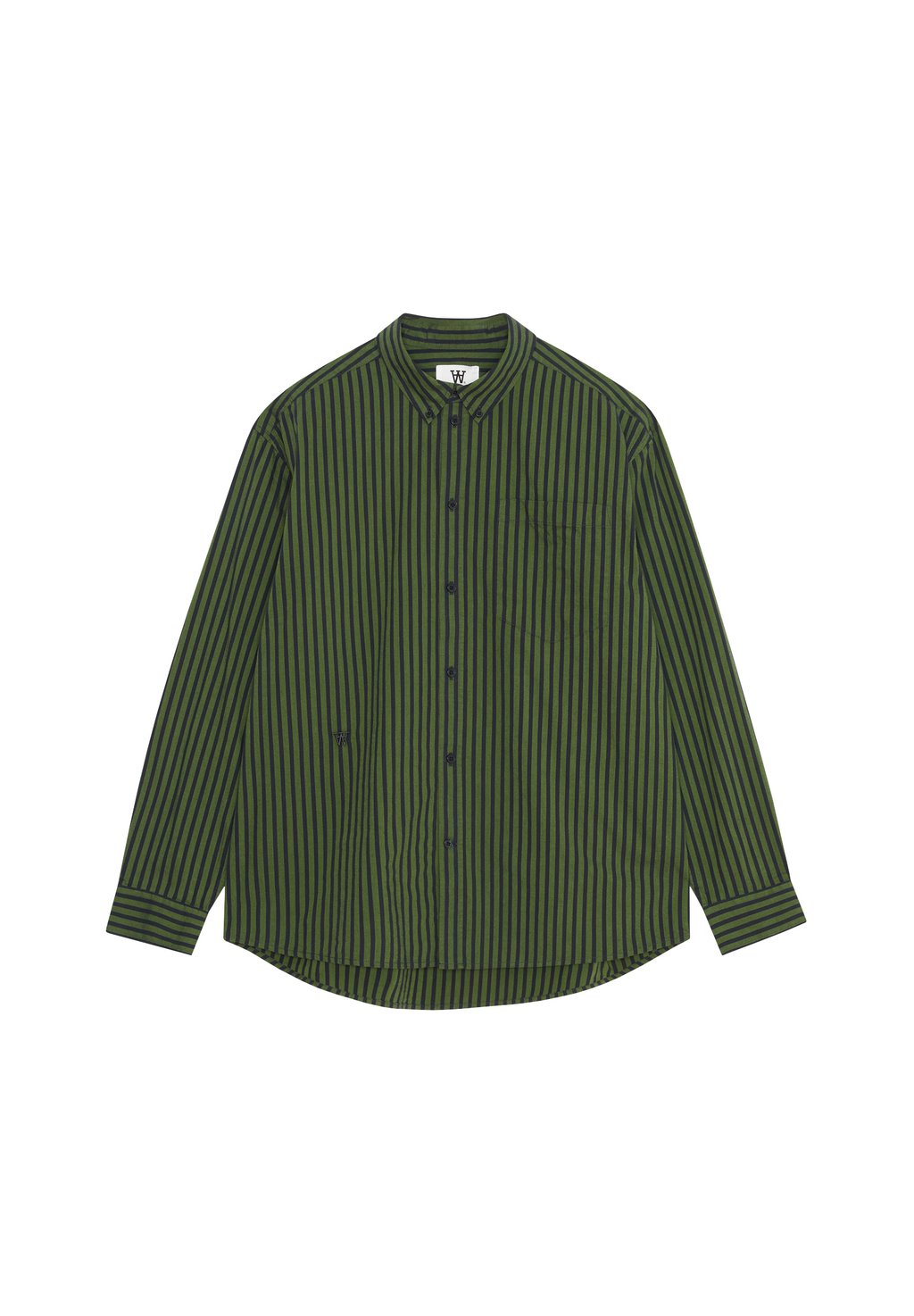 Рубашка DAY STRIPE EMBROIDERY SINGLE POCKET Double A by Wood Wood, темно-зеленый
Рубашка DAY STRIPE EMBROIDERY SINGLE POCKET Double A by Wood Wood, темно-зеленый