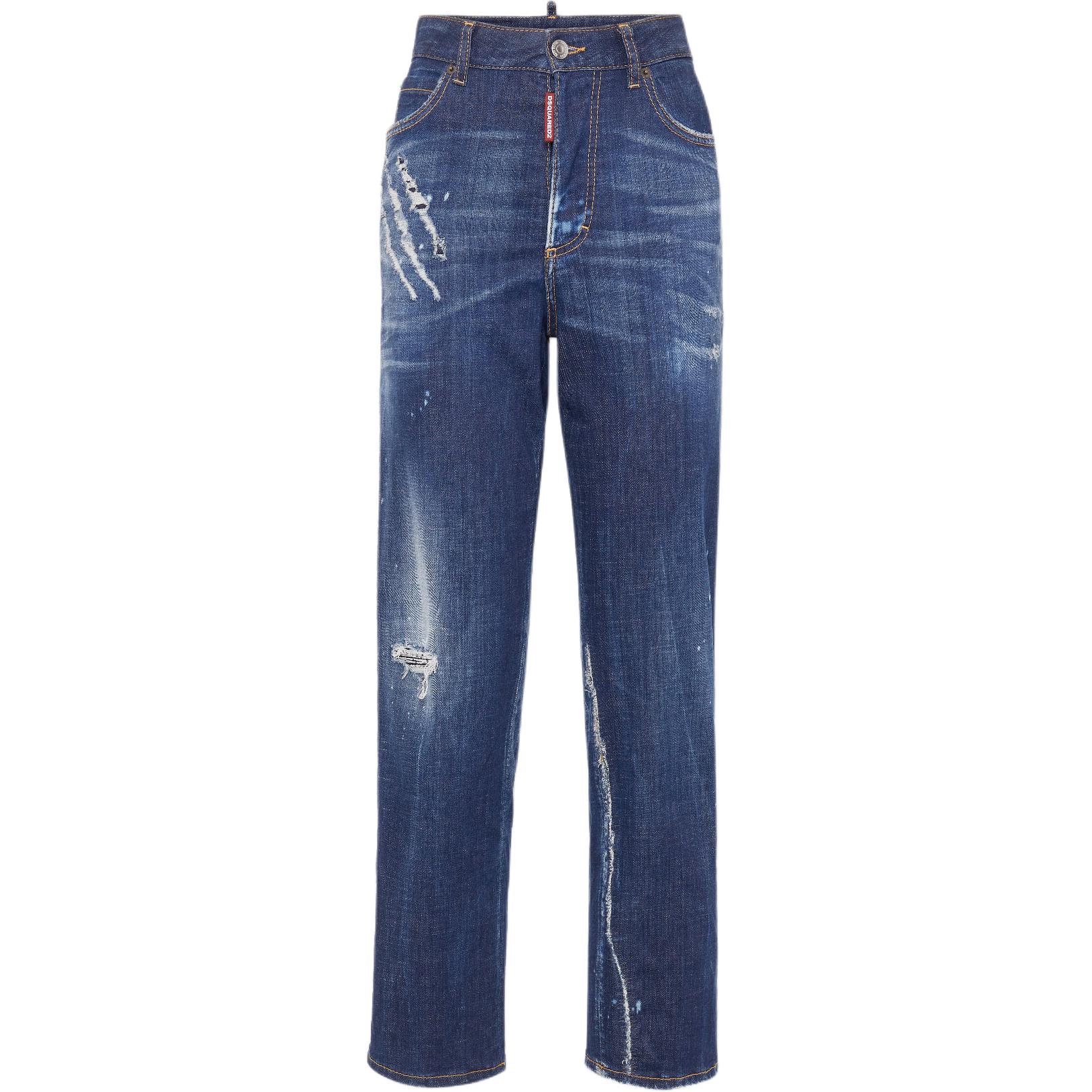 DSQUARED 2 Dsquared2 потертые джинсы прямого кроя
DSQUARED 2 Dsquared2 потертые джинсы прямого кроя