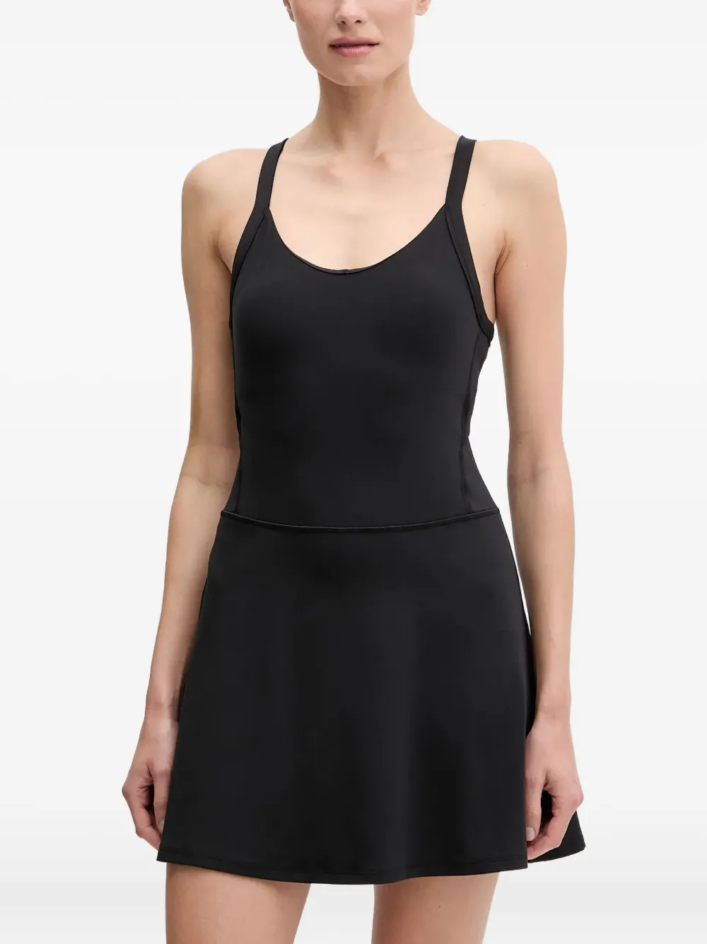 Платье мини с перекрестными ремешками Under Armour, черный 
Платье мини с перекрестными ремешками Under Armour, черный