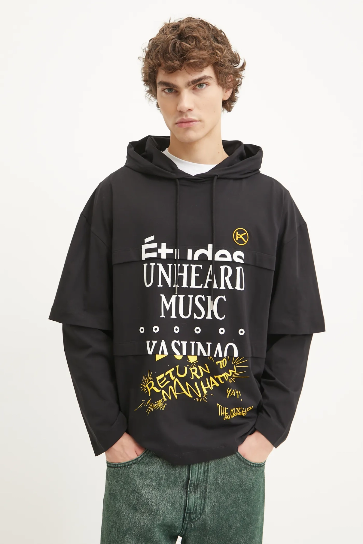 Хлопковая толстовка Études Studio, черный
Хлопковая толстовка Études Studio, черный