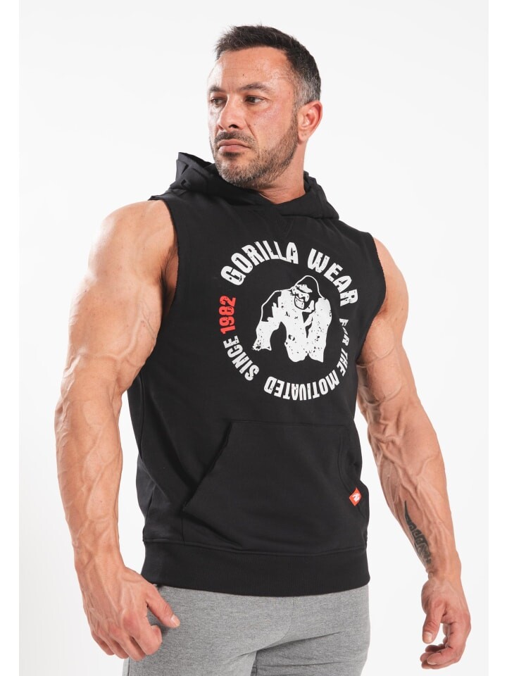 Толстовка Gorilla Wear Marshall Ärmelloser Kapuzenpullover – Schwarz
Толстовка Gorilla Wear Marshall Ärmelloser Kapuzenpullover – Schwarz
