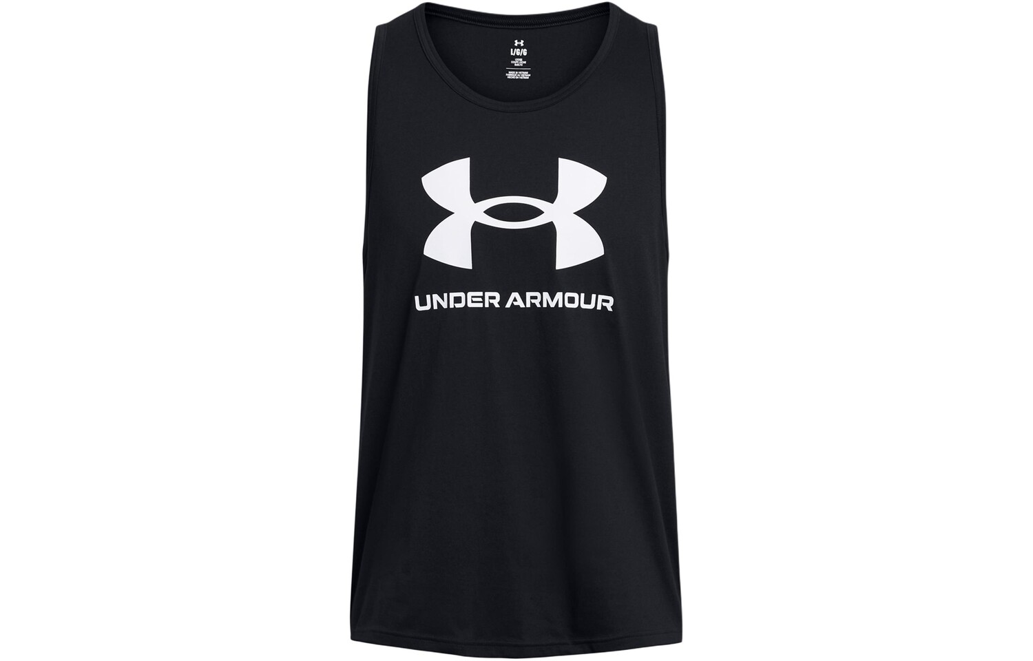 Мужская майка Under Armour с логотипом и надписью, черный
Мужская майка Under Armour с логотипом и надписью, черный