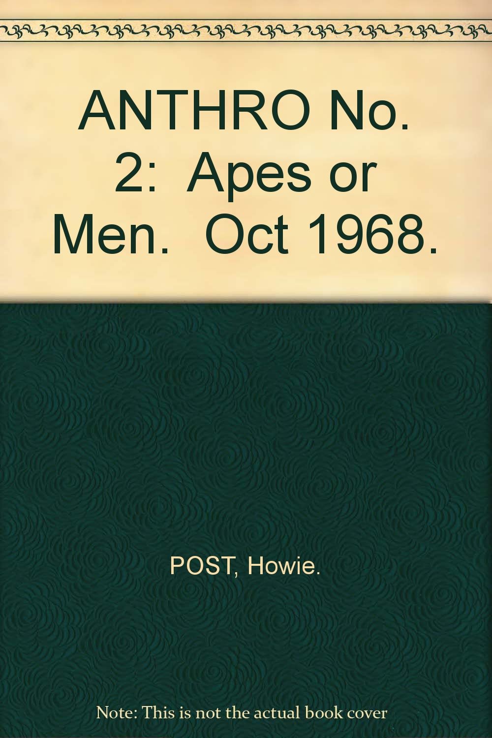 ANTHRO No. 2: Apes or Men. Oct 1968 (DC Comics)
ANTHRO No. 2: Apes or Men. Oct 1968 (DC Comics)