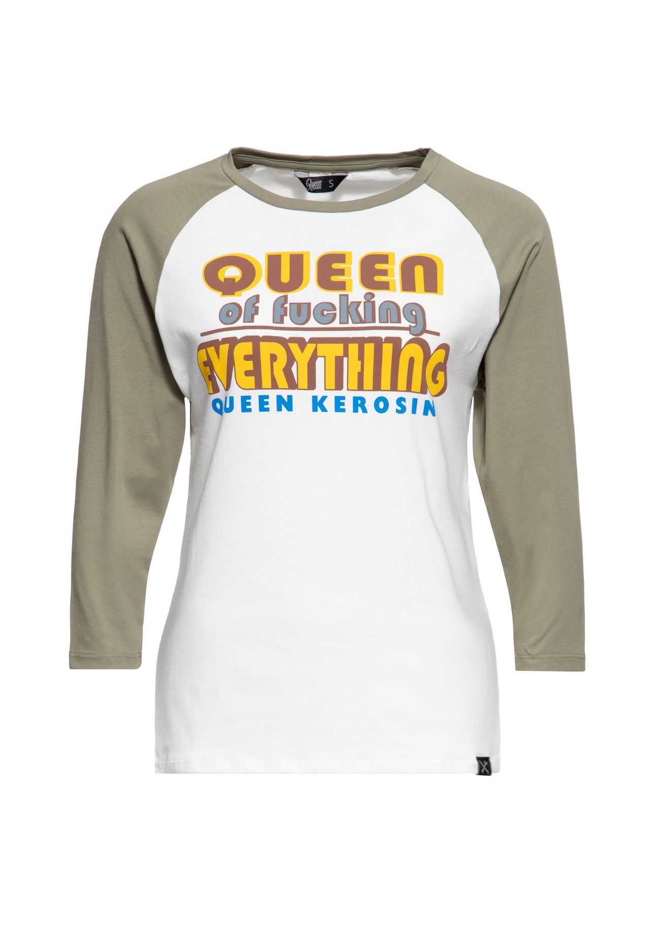 Рубашка с рукавом 3/4 и принтом Queen Of F*Cking Everything QUEEN KEROSIN, светло-зеленый
Рубашка с рукавом 3/4 и принтом Queen Of F*Cking Everything QUEEN KEROSIN, светло-зеленый