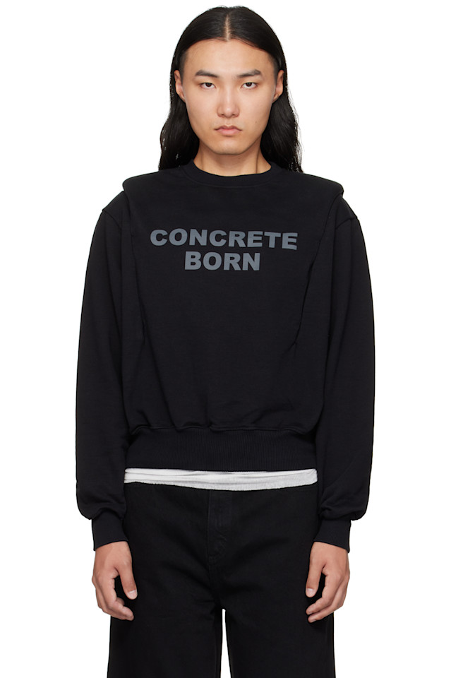 Толстовка с круглым вырезом и воротником Han Kjobenhavn, черный
Толстовка с круглым вырезом и воротником Han Kjobenhavn, черный