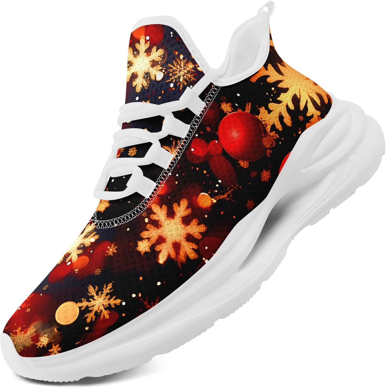 Рождественские кроссовки для мужчин и женщин - праздничный дизайн, удобные легкие теннисные кроссовки из сетки для прогулок Coolcustomize, оранжевый
Рождественские кроссовки для мужчин и женщин - праздничный дизайн, удобные легкие теннисные кроссовки из сетки для прогулок Coolcustomize, оранжевый