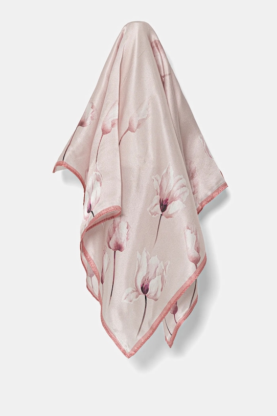 Шелковый шарф Answear.Lab, розовый 
Шелковый шарф Answear.Lab, розовый