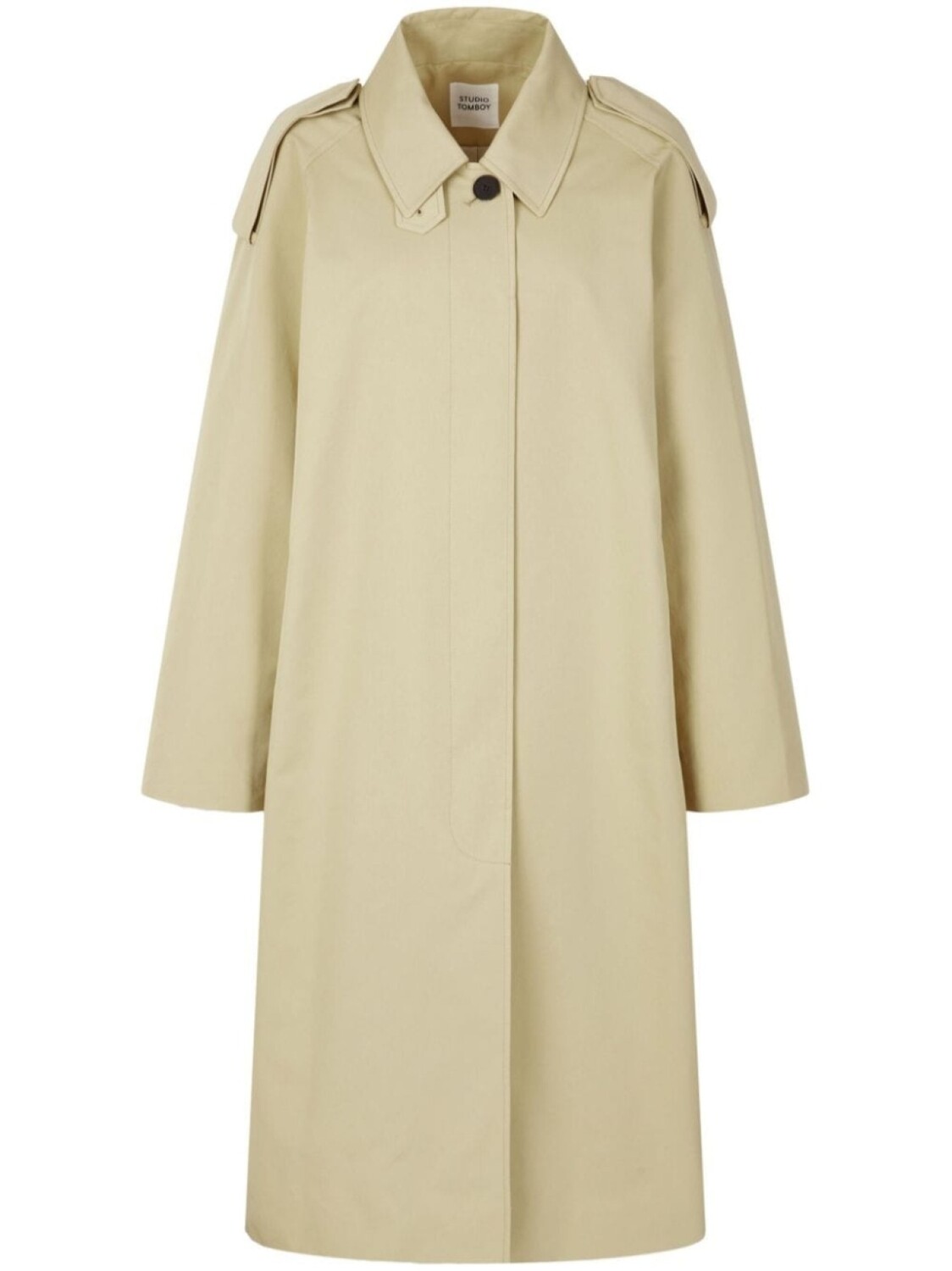 Однобортный тренчкот STUDIO TOMBOY, серый
Однобортный тренчкот STUDIO TOMBOY, серый