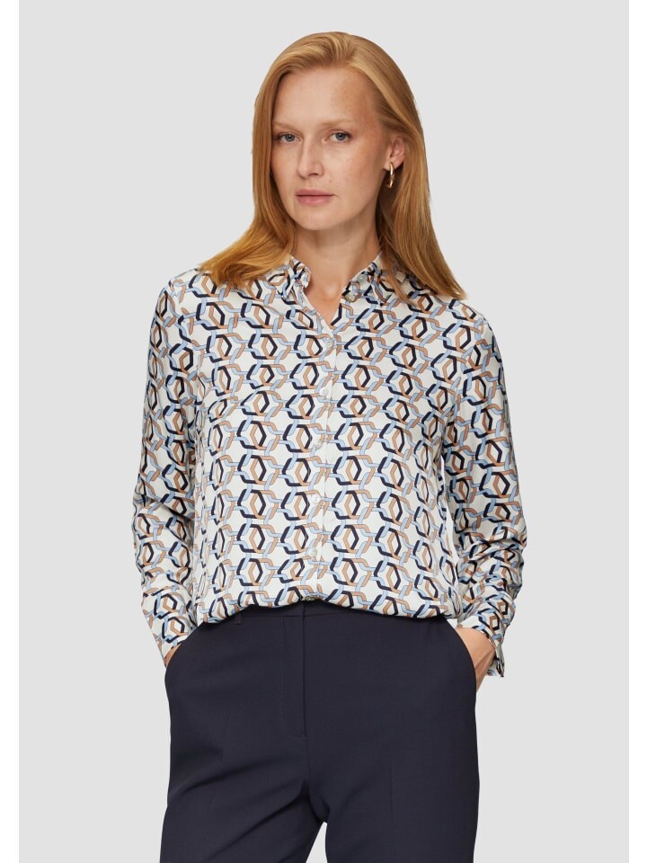 Блуза sOliver BLACK LABEL langarm, кремовый
Блуза sOliver BLACK LABEL langarm, кремовый