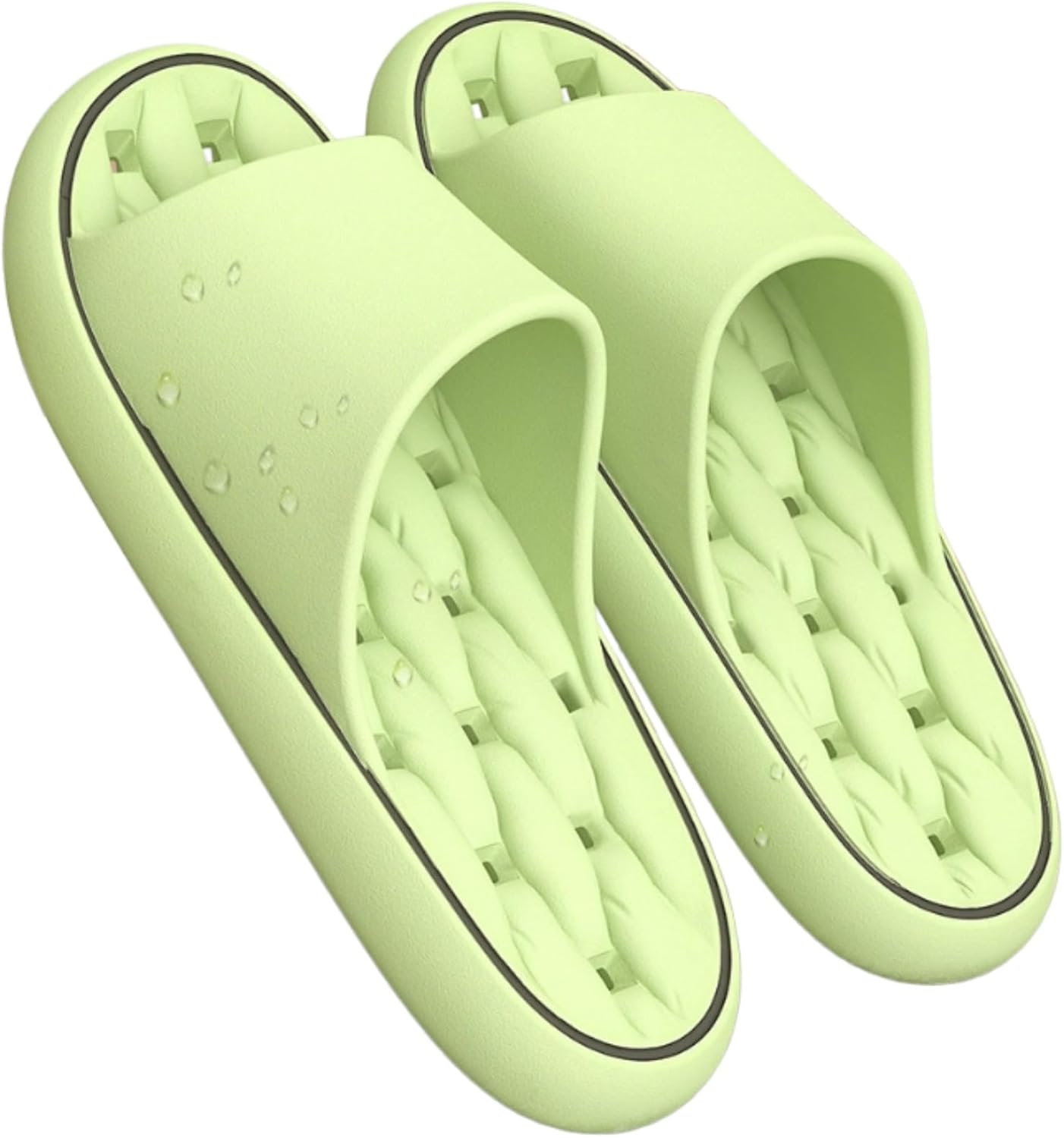 Душевые шлепанцы для ванной для женщин и мужчин, с вырезами, комфортная мягкая подошва, противоскользящие, быстро сохнущие, тапочки для дома, пляжные сандалии, летняя обувь Iwhgrmp, зеленый
Душевые шлепанцы для ванной для женщин и мужчин, с вырезами, комфортная мягкая подошва, противоскользящие, быстро сохнущие, тапочки для дома, пляжные сандалии, летняя обувь Iwhgrmp, зеленый