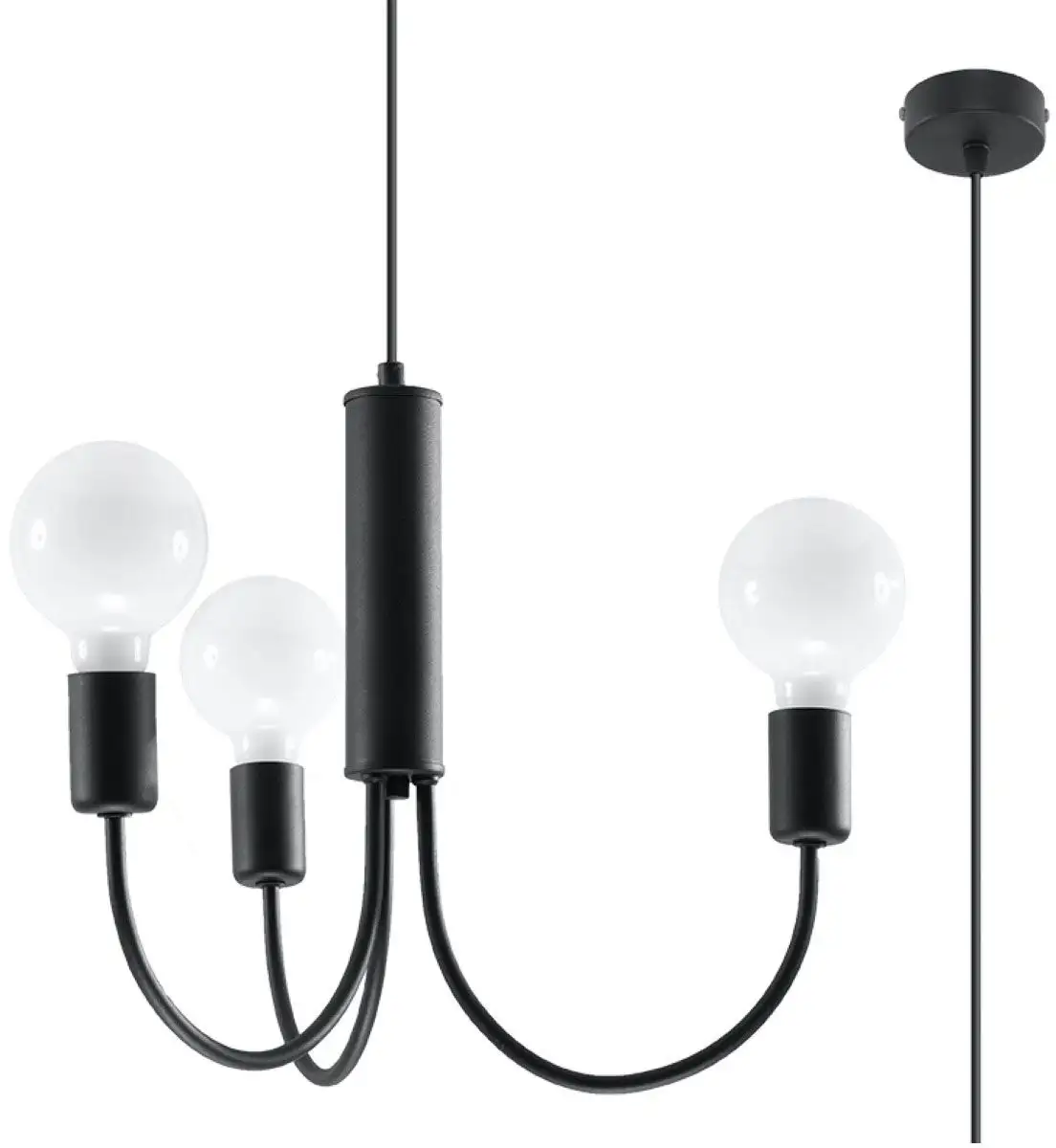 SOLLUX люстра "PICCOLO", 3 лампочки, лампа E27 | без лампы, слякотный режим SOLLUX lighting Высота: 100 см, черный
SOLLUX люстра "PICCOLO", 3 лампочки, лампа E27 | без лампы, слякотный режим SOLLUX lighting Высота: 100 см, черный