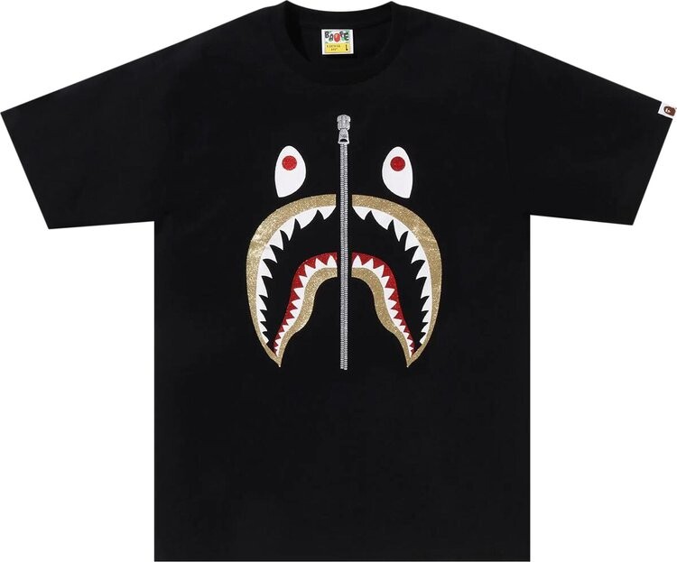 Футболка BAPE Glitter Shark 'Black', черный
Футболка BAPE Glitter Shark 'Black', черный