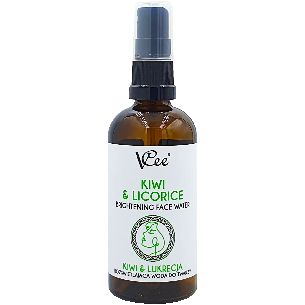 Освежающая вода для лица Vcee Kiwi+Lukrecja, 100 мл 
Освежающая вода для лица Vcee Kiwi+Lukrecja, 100 мл