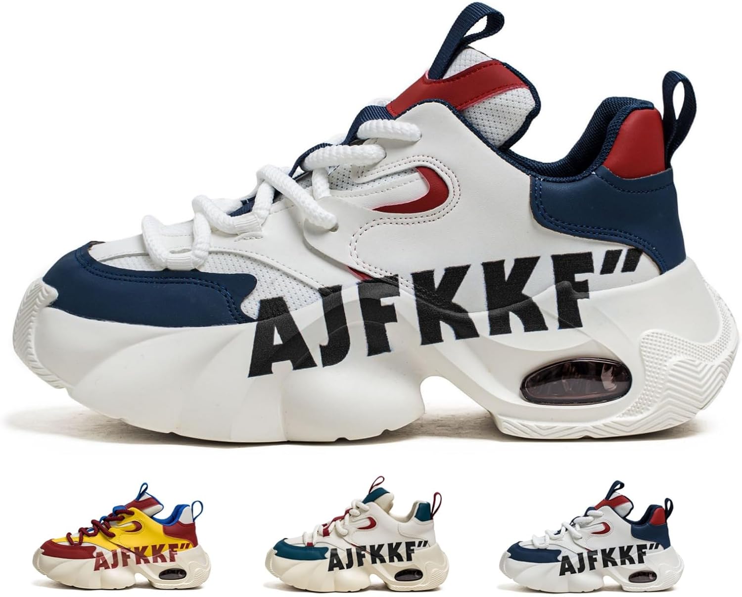 Мужские кроссовки MACEFIL в стиле Y2K с массивной подошвой, цветными вставками, дышащие, удобные, ретро, модные, для повседневной носки и прогулок, белый/синий
Мужские кроссовки MACEFIL в стиле Y2K с массивной подошвой, цветными вставками, дышащие, удобные, ретро, модные, для повседневной носки и прогулок, белый/синий