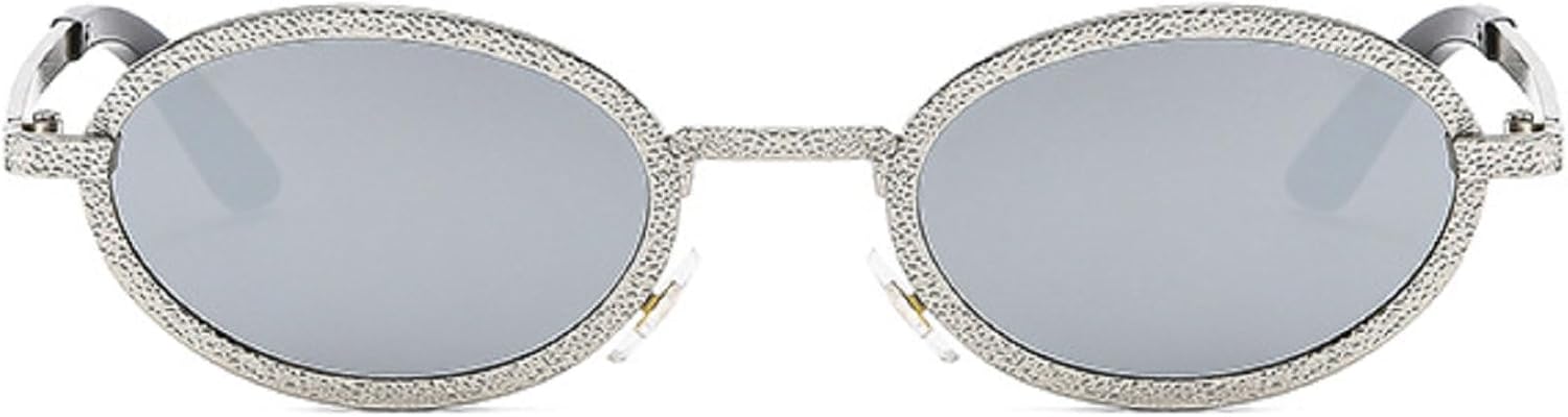 Овальные женские солнцезащитные очки, винтажные мужские панк-очки, маленькая металлическая оправа, градиентные солнцезащитные очки для улицы, 90-е годы, защита от УФ-излучения UV400 N45 mincl, Silver
Овальные женские солнцезащитные очки, винтажные мужские панк-очки, маленькая металлическая оправа, градиентные солнцезащитные очки для улицы, 90-е годы, защита от УФ-излучения UV400 N45 mincl, Silver