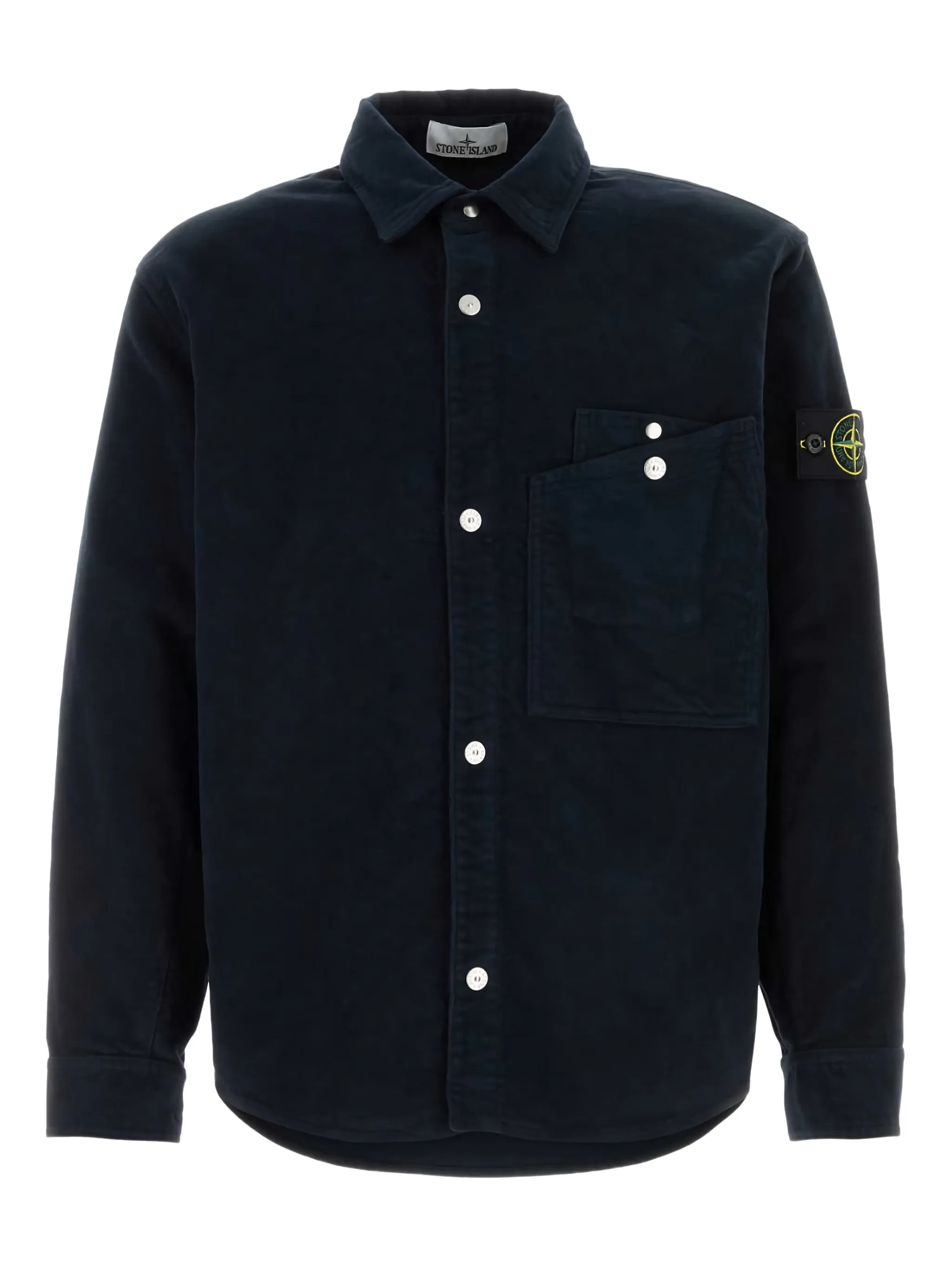 Куртка-рубашка с логотипом Stone Island, синий
Куртка-рубашка с логотипом Stone Island, синий