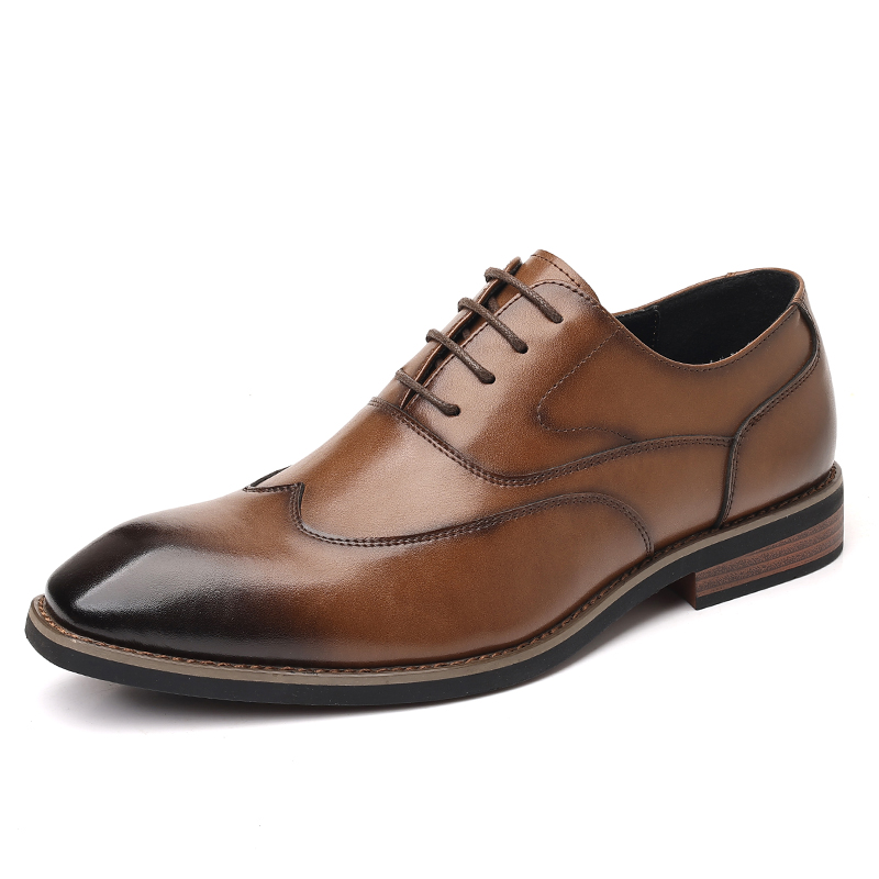 Shanpijiang Мужские туфли дерби на низком ходу коричневые, цвет Brown
Shanpijiang Мужские туфли дерби на низком ходу коричневые, цвет Brown