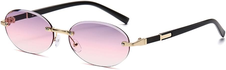 Популярные женские и мужские солнцезащитные очки овальной формы для путешествий, без оправы, с защитой от УФ-излучения UV400, круглые, модные, SUN3195 Generic, Grey Pink
Популярные женские и мужские солнцезащитные очки овальной формы для путешествий, без оправы, с защитой от УФ-излучения UV400, круглые, модные, SUN3195 Generic, Grey Pink