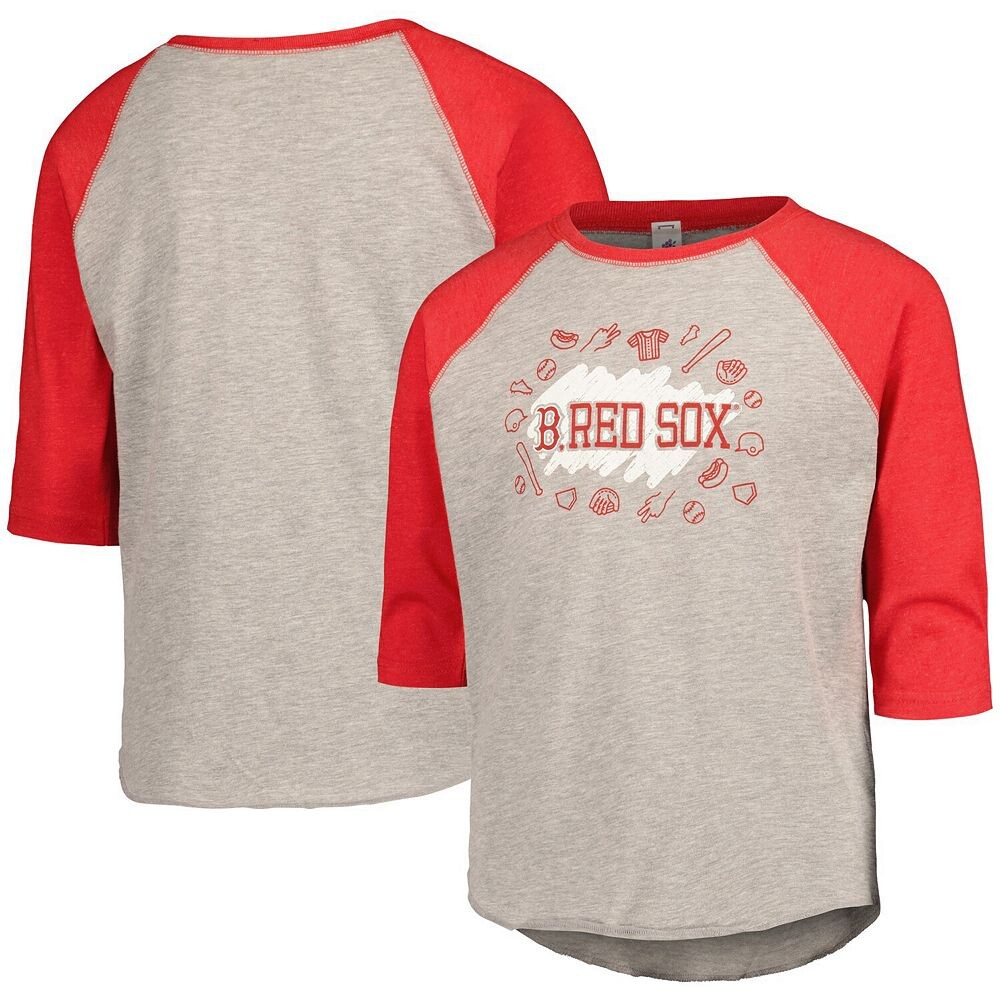 Футболка Youth Soft as a Grape Heather Grey Boston Red Sox реглан с рукавами 3/4, цвет Rsx Grey
Футболка Youth Soft as a Grape Heather Grey Boston Red Sox реглан с рукавами 3/4, цвет Rsx Grey