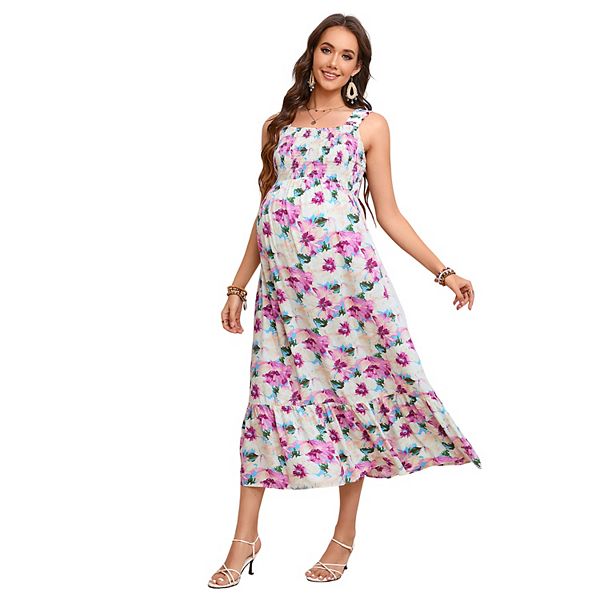 Женское платье для беременных в стиле бохо с завязками и оборками Seoria, Rose Red
Женское платье для беременных в стиле бохо с завязками и оборками Seoria, Rose Red