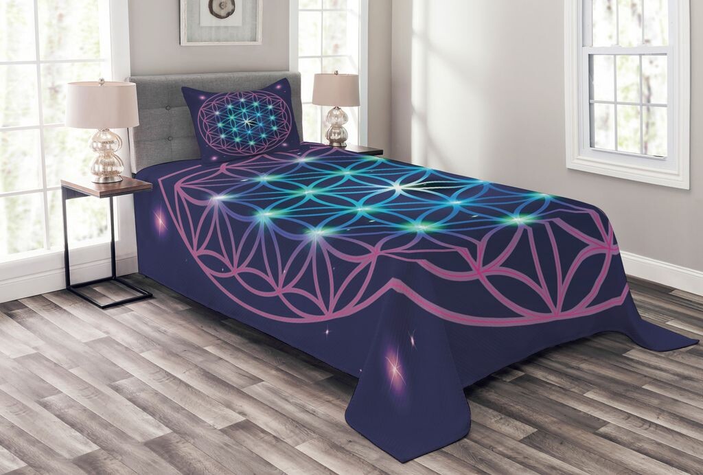 ABAKUHAUS Комплект покрывала Mandala, Ombre Flower of Life, комплект с моющимися наволочками, для односпальных кроватей 170 x 220 см, бледно-голубой, фиолетовый индиго
ABAKUHAUS Комплект покрывала Mandala, Ombre Flower of Life, комплект с моющимися наволочками, для односпальных кроватей 170 x 220 см, бледно-голубой, фиолетовый индиго