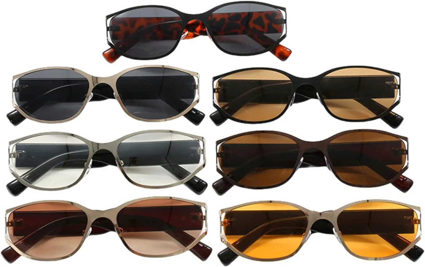 Модные солнцезащитные очки класса люкс в овальной оправе, трендовые очки для путешествий, женские и мужские солнцезащитные очки UV400 TKKTLLT, Black Gray
Модные солнцезащитные очки класса люкс в овальной оправе, трендовые очки для путешествий, женские и мужские солнцезащитные очки UV400 TKKTLLT, Black Gray