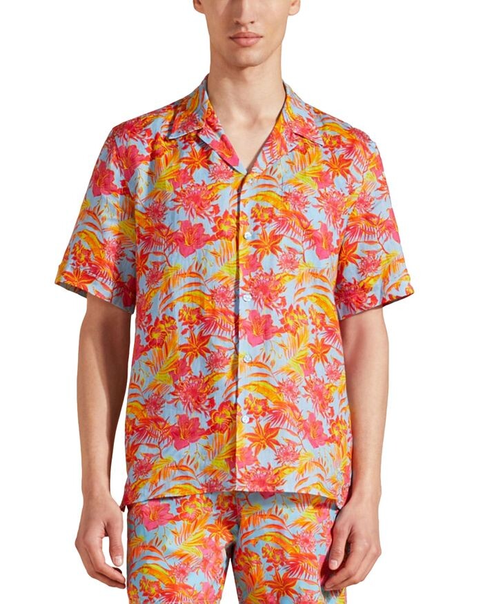 Льняная походная рубашка Vilebrequin Charli Tahiti с цветочным принтом, мультиколор
Льняная походная рубашка Vilebrequin Charli Tahiti с цветочным принтом, мультиколор